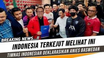 CEK FAKTA: Timnas Indonesia Deklarasikan Anies Baswedan Capres 2024, Benarkah?