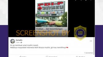 CEK FAKTA: PDIP Bikin Baliho Tak Butuh Suara Umat Islam, Benarkah?