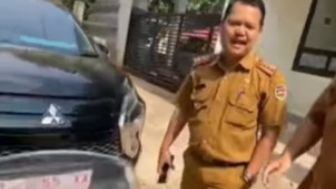 Takut Dirujak Netizen, Camat ini Minta Sopirnya Sampaikan Maaf Usai Tabrak Pengendara Motor