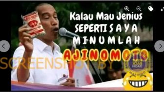 CEK FAKTA: Jokowi Ngaku Jenius Karena Rajin Minum Ajinomoto, Benarkah?