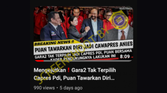 CEK FAKTA: Puan Tawarkan Diri Jadi Cawapres Anies Gegara Tak Diusung PDIP, Benarkah?