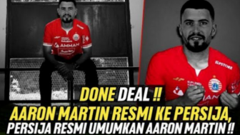 CEK FAKTA: Persija Resmi Datangkan Aaron Martin