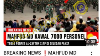 CEK FAKTA: Mahfud MD Turun Tangan Sendiri Geledah Ponpes Al Zaytun, Benarkah?