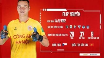 Nggak Dipakai Timnas Ceko, Filip Nguyen Bakal Jadi Kiper Vietnam?