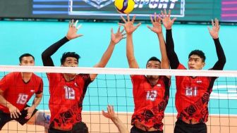 Tumbang dari Thailand, Timnas Voli Putra Indonesia  Gagal ke Semifinal AVC Challenge Cup