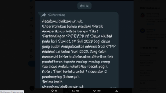 Bagikan Tiket ke Siswa Akademi, Manajemen Persib Bandung Mulai Ketar-ketir Hadapi Boikot Bobotoh?