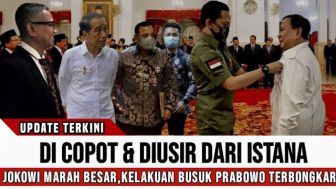 CEK FAKTA: Kebusukaan Terbongkar, Jokowi Marah Copot Prabowo dari Menhan, Benarkah?