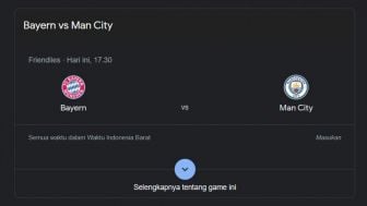 Jam Berapa Bayern Munchen vs Manchester City Kick Off Hari Ini?