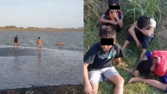 Viral Bocah Tenggelam Saat Cari Keong, Tangisan Teman Sepermainan di Sungai Progo Hancurkan Hati
