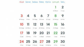 Kalender Jawa September 2023 Terbaru dengan Pasaran Weton