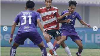 Persita Tangerang Kena Comeback Madura United di Stadion Indomilk Arena