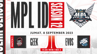 Jadwal MPL ID S12 8 September 2023, Jam Berapa EVOS Tanding?