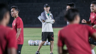 Timnas Indonesia U-23 Jalani Latihan Terakhir Hadapi Turkmenistan U-23, Shin Tae-yong: Besok Wajib Menang