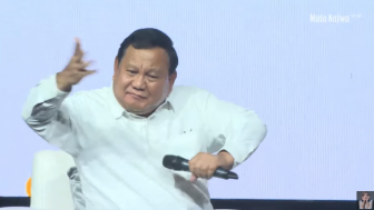 Prabowo Joget Usai Debat dengan Najwa Shihab: Kok Bisa Gemoy Gitu Sih Pak?