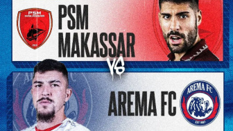 Jadwal BRI Liga 1 Hari Ini 20 Oktober 2023, PSM Makassar vs Arema FC Jam Berapa?