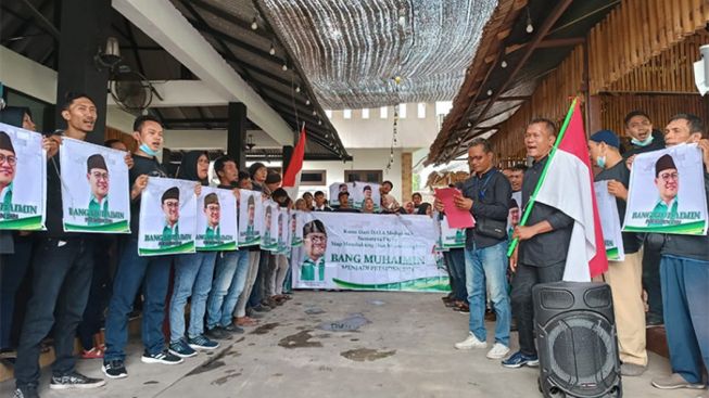 Driver Ojol di Medan Deklarasikan Cak Imin Presiden 2024