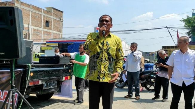 Anggota DPRD Unjuk Rasa Tunggal di Polda Sumut, Ada Apa?