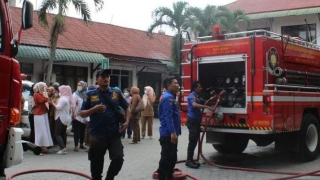 Kebakaran Landa Rumah Sakit Khusus Paru di Medan Helvetia