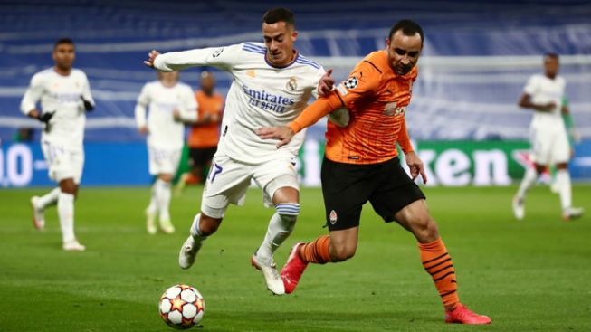 Los Blancos Tundukkan Shakhtar dengan Skor Tipis 2-1