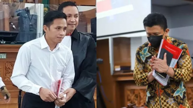 Beda Penampilan Bharada E Dan Ferdy Sambo Saat Hadiri Sidang, Bharada E ...