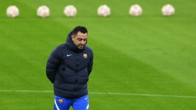 Barcelona Kalah Telak, Xavi Pasrah untuk Main di Liga Champions