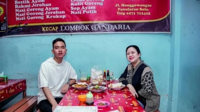 Gibran dan Puan Makan Bareng, Warganet Heboh Tebak Siapa yang Bayar