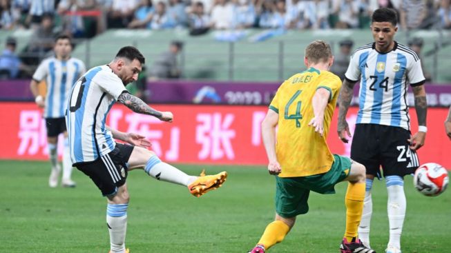 2 Rekor Gila yang Dipecahkan Lionel Messi saat Bantu Argentina Bungkam Australia