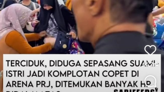 Pasutri Copet HP Pengunjung PRJ, Ketangkep Gak Ngaku: Ambil Aja Tuh