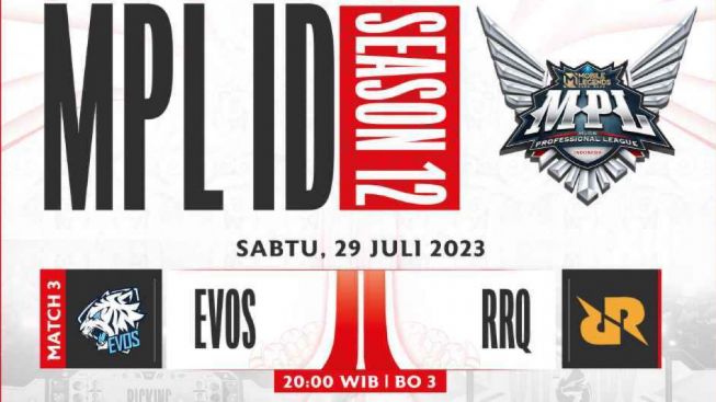 Jadwal MPL ID S12 Week 2, Kapan EVOS Legends vs RRQ?