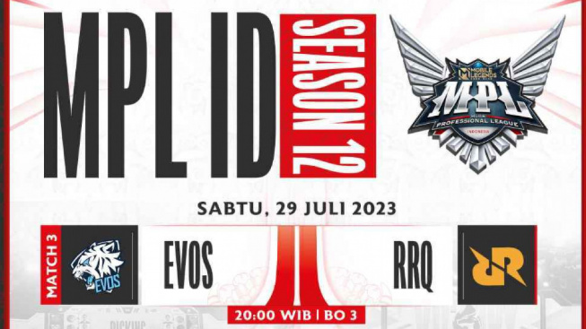 Jadwal MPL ID S12 Hari Ini 29 Juli 2023, EVOS Legends vs RRQ Jam Berapa?