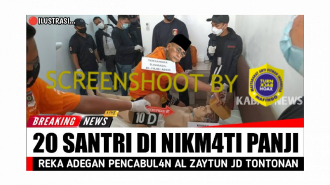 CEK FAKTA: Video Reka Adegan Pencabulan Panji Gumilang Terhadap 20 Santriwati Al Zaytun, Benarkah?