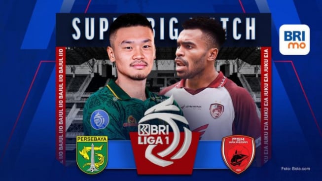 Link Live Streaming Persebaya Surabaya vs PSM Makasar, Laga BRI Liga 1 Hari Ini