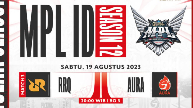 Jadwal MPL ID S12 Hari Ini 19 Agustus 2023, RRQ vs Aura Fire Jam Berapa?