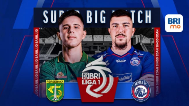 Link Live Streaming Persebaya Surabaya vs Arema FC, Laga BRI Liga 1 Hari Ini 23 September 2023