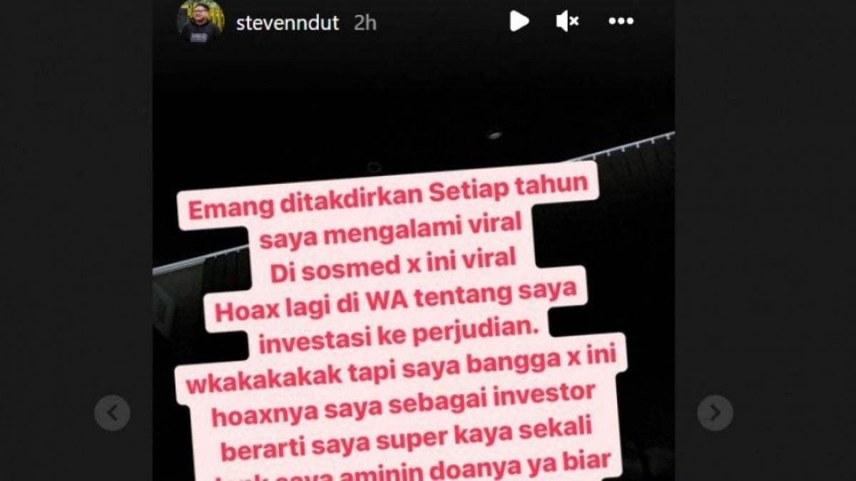 Crazy Rich Steven Setiono. [Instagram @stevenndut]