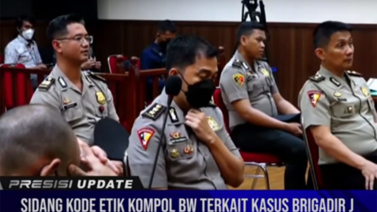 AKBP Arif Rachman Arifin dalam sidang KKEP, 2 September 2022. [Youtube Polri TV]