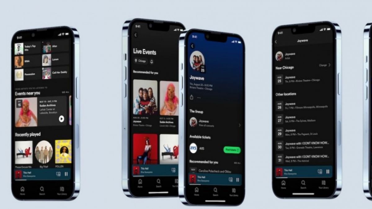 Fitur baru Spotify, live event [Spotify]