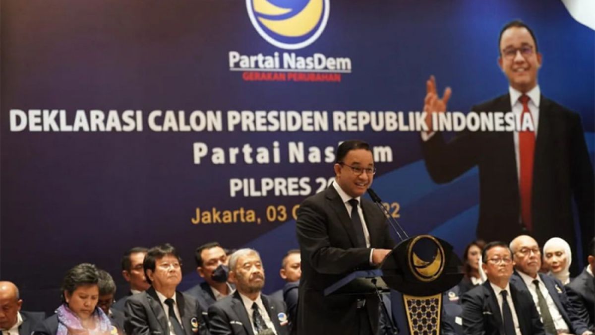 Anies Baswedan dideklarasikan sebagai capres dari Partai Nasdem [Instagram @aniesbaswedan]