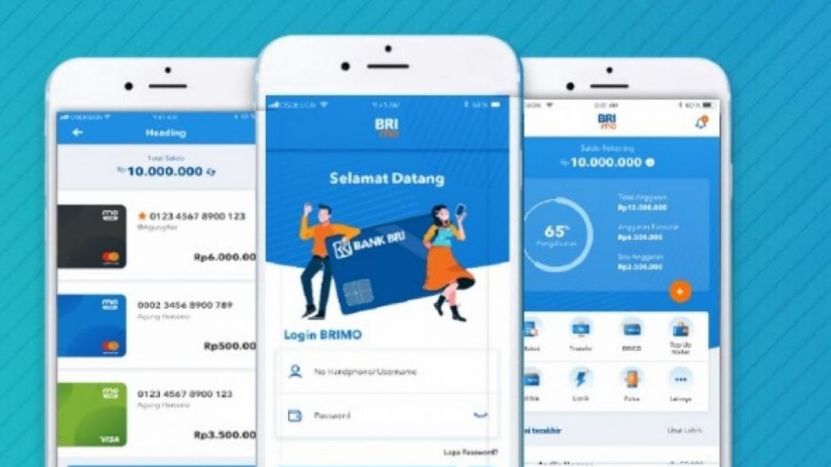 Aplikasi BRImo dari bank BRI. [BRI]