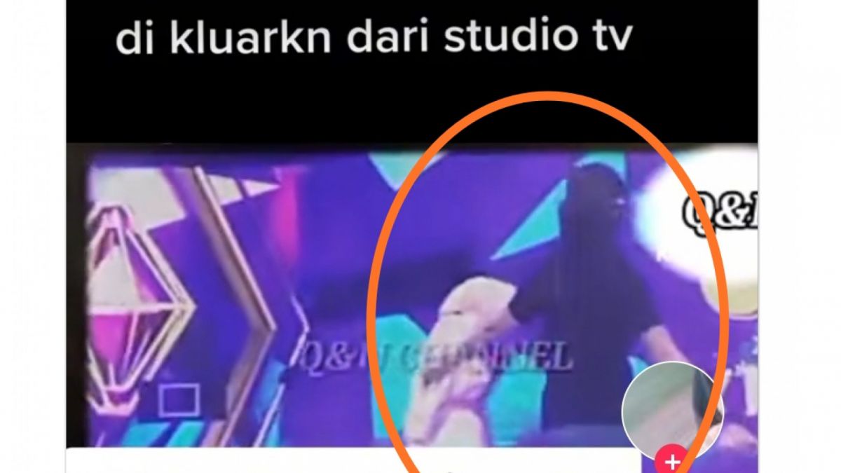 Potongan video yang dinarasikan jika Lesti Kejora diusir dari studio Indosiar. (TikTok)