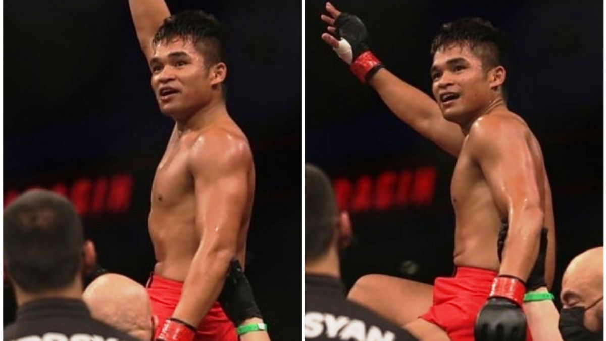 Jeka Saragih calon atlet dikontrak UFC curhat nyaris terbunuh gegara wanita di depan Deddy Corbuzier. [Kolase Suara Denpasar/D.A Wijaya]