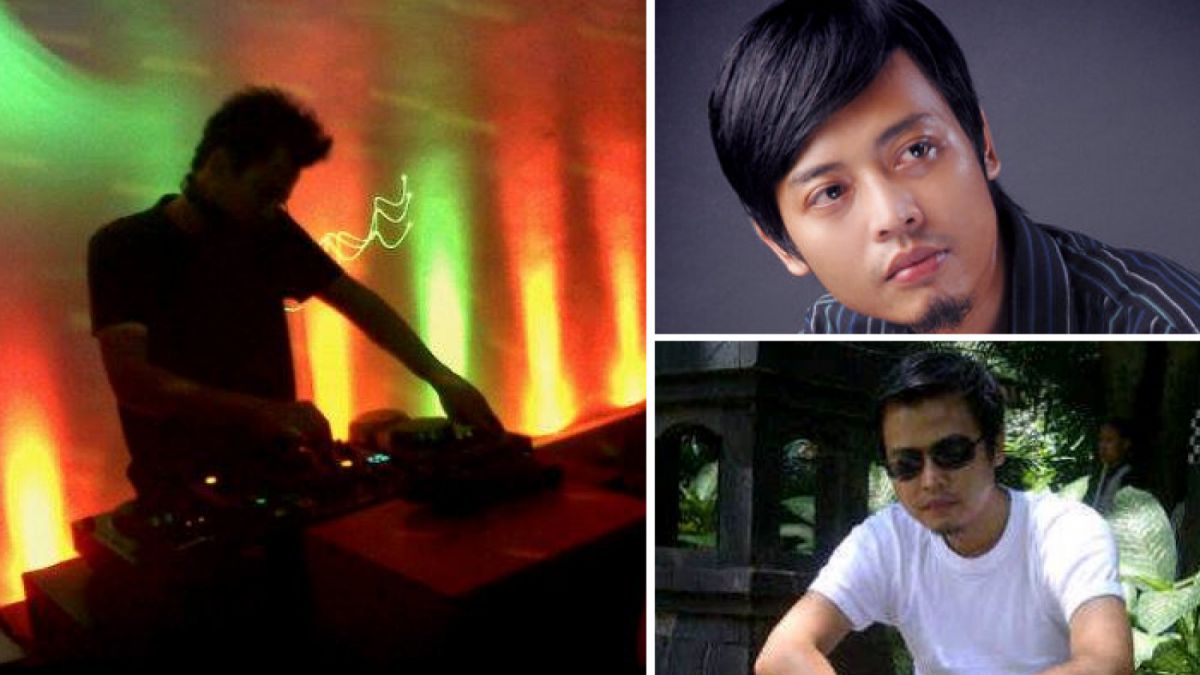 Agung Nugraha mengoperasikan alat DJ. Foto saat dia muda. [Facebook Agung Nugraha]