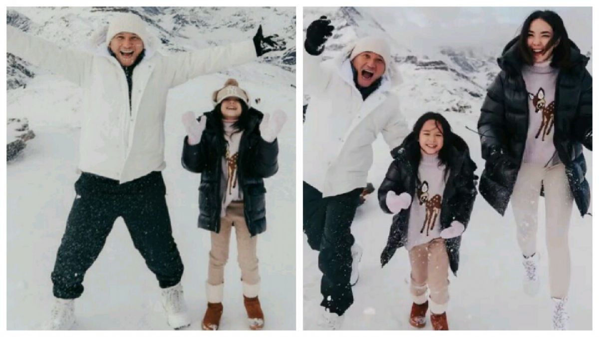 Potret kebahagiaan Gisel, Gempi dan Gading di Eropa [@gadiing]