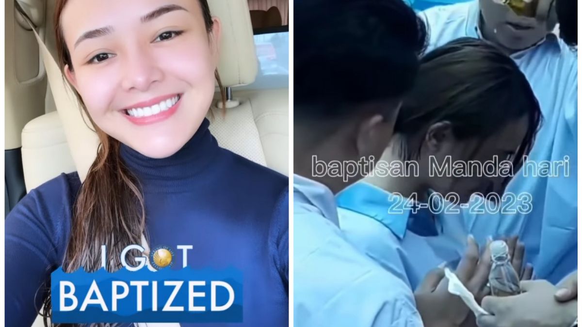 Kolase Amanda Manopo dibaptis [Instagram]