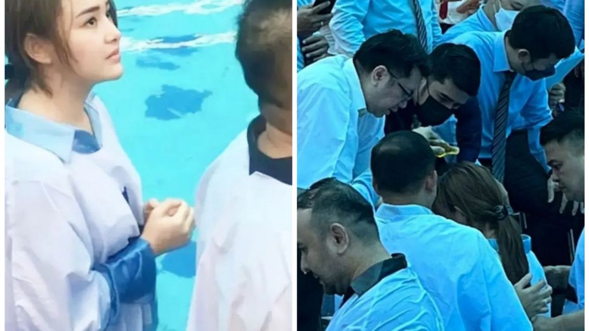 Kolase Foto Amanda Manopo dibaptis 2 [Instagram]