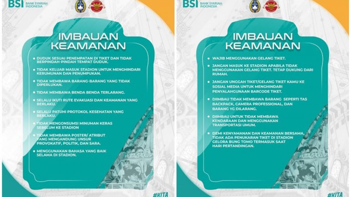 Imbauan Keamanan PSSI Jelang Pertandingan Timnas Indonesia vs Palestina [Instagram/pssi]