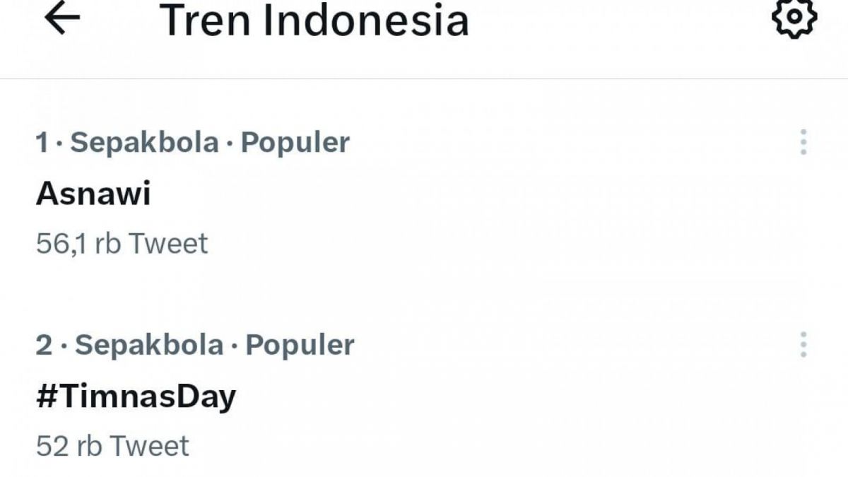 Trending dengan hastag Asnawi usai pertandingan Timnas Indonesia Vs Timnas Argentina