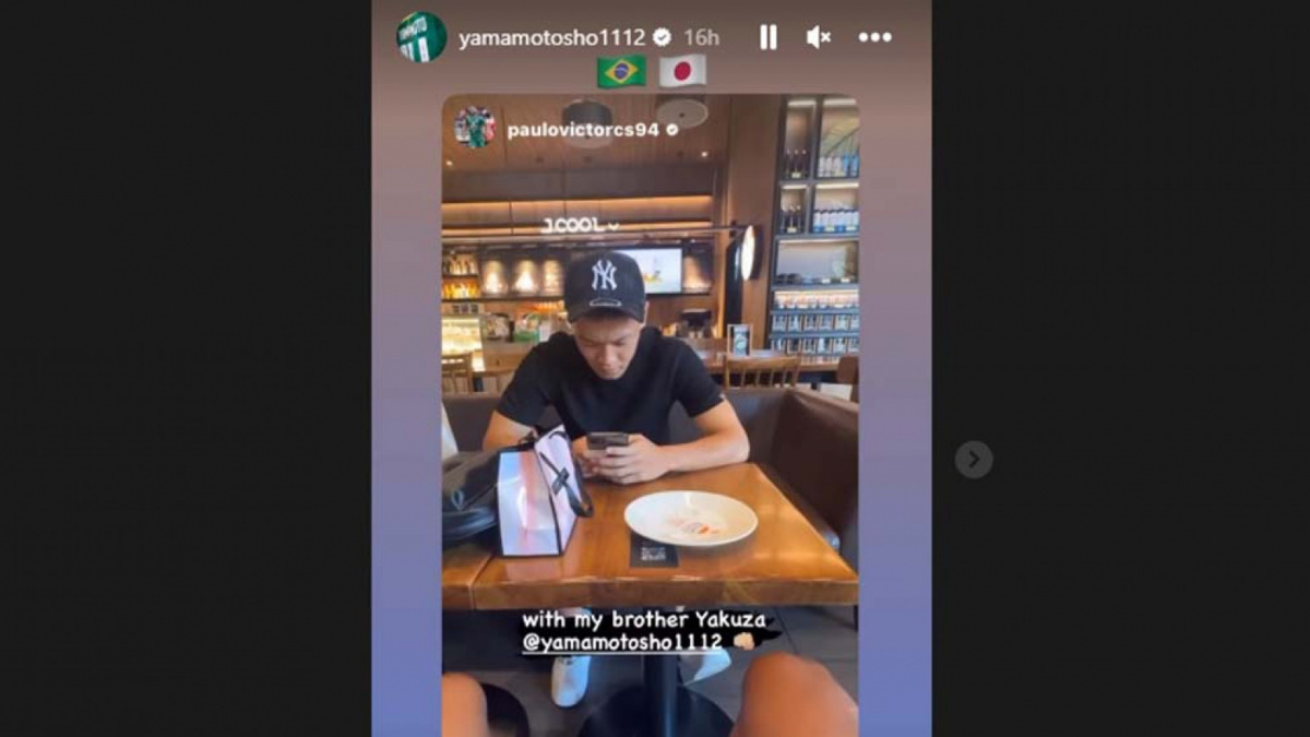 Kebersamaan Paulo Victor dengan Sho Yamamoto [Instagram Paulo Victor]