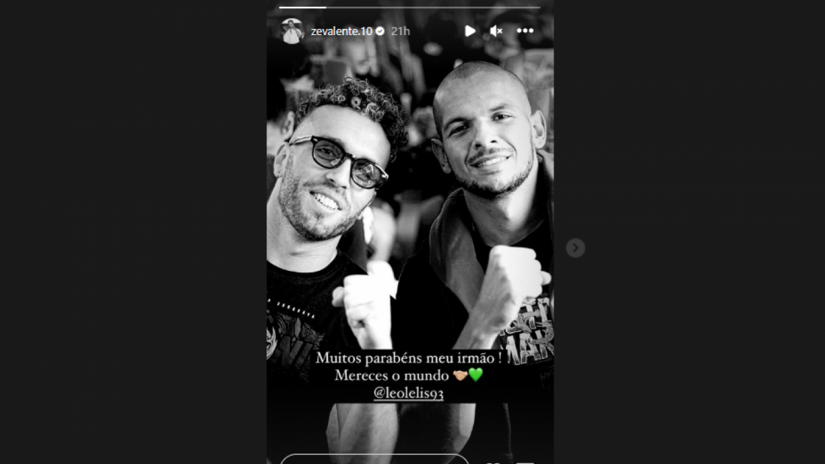 Unggahan instastory Ze Valente pada Rabu (15/11/2023)