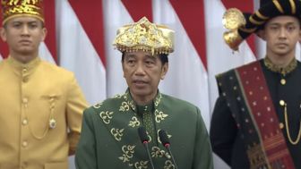 Sidang Tahunan MPR, Presiden Jokowi Pakai Baju Adat Paksian Babel, Butuh 3 Hari Menjahit